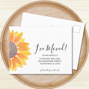 Ich habe die Ankündigung von Sonnenblumen verschob