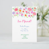 Ich habe die Ankündigung von Wasserfarben-Rose (Stehend Vorderseite)