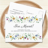 Ich habe die Ankündigung "Wasserfarben-Wildblume b