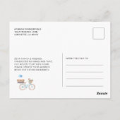 Ich habe die Ankündigung "Wasserfarbenrad bewegen" Postkarte (Rückseite)