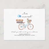 Ich habe die Ankündigung "Wasserfarbenrad bewegen" Postkarte (Vorderseite)