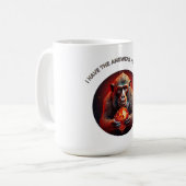 Ich habe die Antworten, die Sie suchen Kaffeetasse (Vorderseite Links)