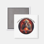 Ich habe die Antworten, die Sie suchen Magnet (Vorderseite/Rückseite)