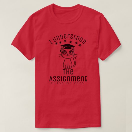 Ich habe die Aufgabe verstanden T-Shirt (Design vorne)