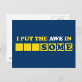 Ich habe die Awe in Phantastisch Postkarte (Vorne/Hinten)