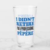 Ich habe die Berufliche Pepere-französische Opa ni Glas (Rückseite)