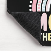 Ich habe die beste Mama in der Welt Boho Regenboge Mousepad (Ecke)