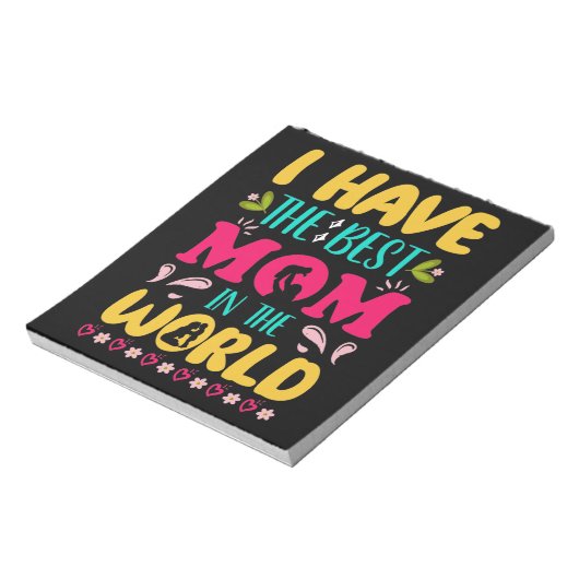 Ich habe die beste Mutter der Welt Notizblock (Rotiert)