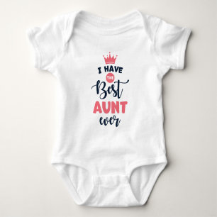 Ich habe die beste Tante je Niedlich Baby Strampler
