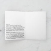 Ich habe die, bevor ich die habe karte (Innenseite)