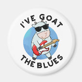 Ich habe die Blues Funny Animal Pun. Magnet (Vorne)