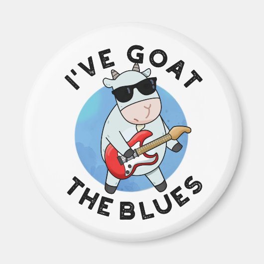 Ich habe die Blues Funny Animal Pun. Magnet (Vorne)