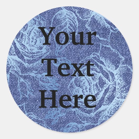 Ich habe die Blues Got Runder Aufkleber (Vorderseite)