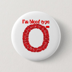 Ich habe die Blutgruppe 0 negativ Button