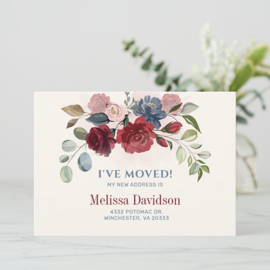 Ich habe die botanische Ankündigung von Burgund in (Stehend Vorderseite)