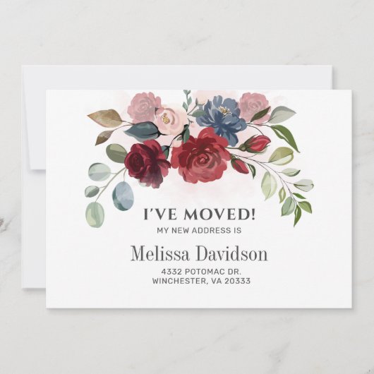 Ich habe die botanische Ankündigung von Burgund in (Vorderseite)