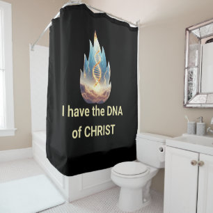 Ich habe die DNA von Christus Duschvorhang