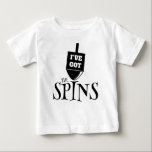 Ich habe die Drehbeschleunigungen - Schwarzes Baby T-shirt<br><div class="desc">Zeigen Sie Ihre Liebe für Hanukah mit diesem klugen Entwurf und proklamieren Sie mutig,  dass "ich die Drehbeschleunigungen habe"!</div>