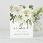 Ich habe die elegante botanische Peonbewegung der  Ankündigung (Stehend Vorderseite)