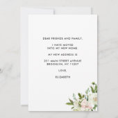 Ich habe die elegante botanische Peonbewegung der Ankündigung (Rückseite)