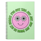 Ich habe die Freude (x4) in meinem Herzen got Notizblock (Vorderseite)