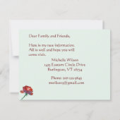 Ich habe die klassische Eukalyptus Elegant Moving Ankündigung (Rückseite)