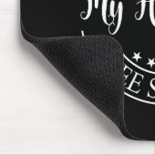 Ich habe die Knieoperation meines Mannes überlebt Mousepad (Ecke)