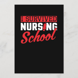 Ich habe die Krankenpflegeschule überlebt Krankenp Einladung