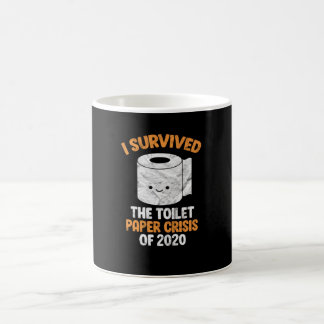 Ich habe die Krise des Toilettenpapiers von 2020 ü Kaffeetasse