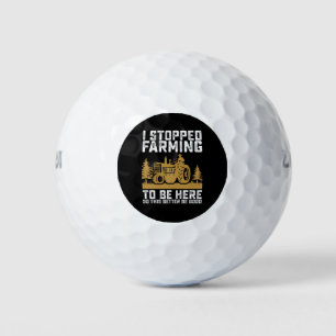 Ich habe die Landwirtschaft aufgehört, hier zu sei Golfball