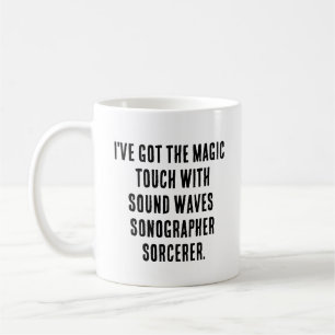 Ich habe die magische Touch mit Schallwellen got Kaffeetasse