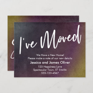 Ich habe die mehrfarbige Grunge-Ankündigung versch Einladung