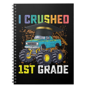 Ich habe die Monster-Truck-Abschlussfeier der 1. K Notizblock