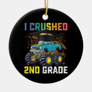 Ich habe die Monster-Truck-Abschlussfeier der 2. K Keramik Ornament