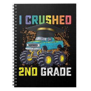 Ich habe die Monster-Truck-Abschlussfeier der 2. K Notizblock