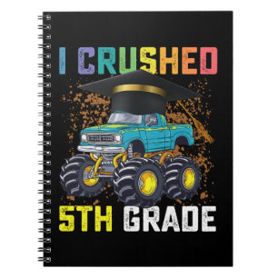 Ich habe die Monster-Truck-Abschlussfeier der 5. K Notizblock