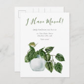 Ich habe die neue Zuhause umgestellt Ankündigungspostkarte (Vorne/Hinten)