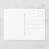 Ich habe die neue Zuhause umgestellt Ankündigungspostkarte (Rückseite)