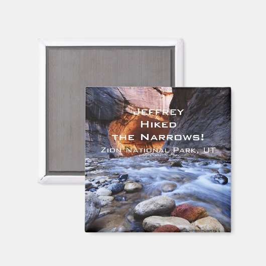 Ich habe die Pfeile angefahren, Zion Nationalpark, Magnet (Vorderseite/Rückseite)