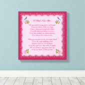 Ich habe die Print-Leinwand nicht Die Leinwanddruck (Insitu (Holzboden))