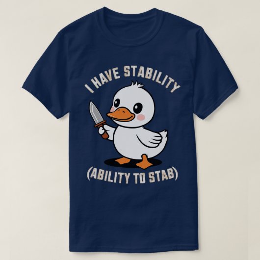 ich habe die Stabilität T-Shirt (Design vorne)
