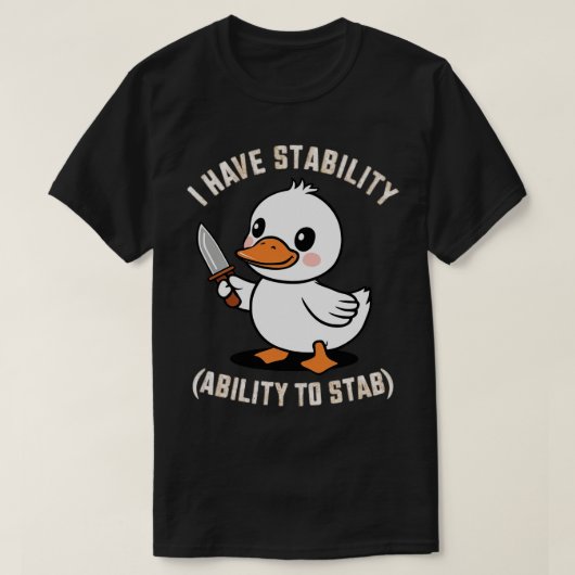 ich habe die Stabilität T-Shirt (Design vorne)