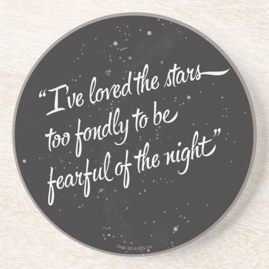 Ich habe die Sterne geliebt Getränkeuntersetzer (Vorne)