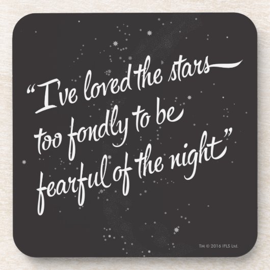 Ich habe die Sterne geliebt Untersetzer (Vorderseite)