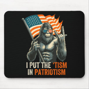 Ich habe die "Taufe" in den Patriotismus Bigfoot U Mousepad