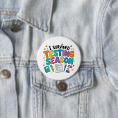 Ich habe die Testphase Schulhumor überlebt Button (Beispiel)