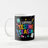Ich habe die Testphase Schulhumor überlebt Kaffeetasse (Links)
