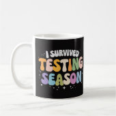 Ich habe die Testphase Schulhumor überlebt Kaffeetasse (Links)