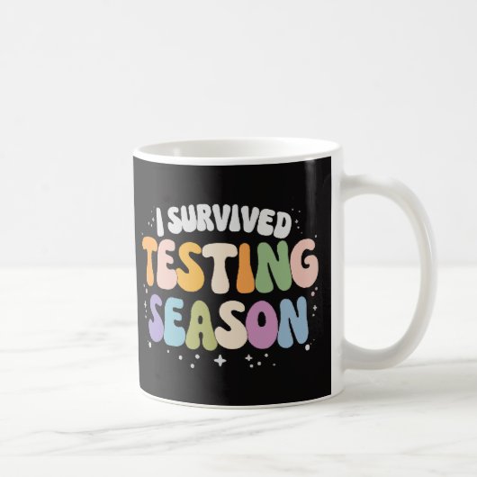 Ich habe die Testphase Schulhumor überlebt Kaffeetasse (Rechts)