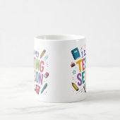 Ich habe die Testphase Schulhumor überlebt Kaffeetasse (Mittel)